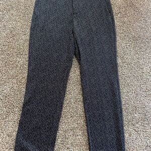 Black and White Patterned Pants
